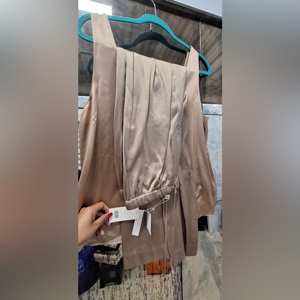 Gorgeous satin silk palazzo VINCE pajama set - never used either piece